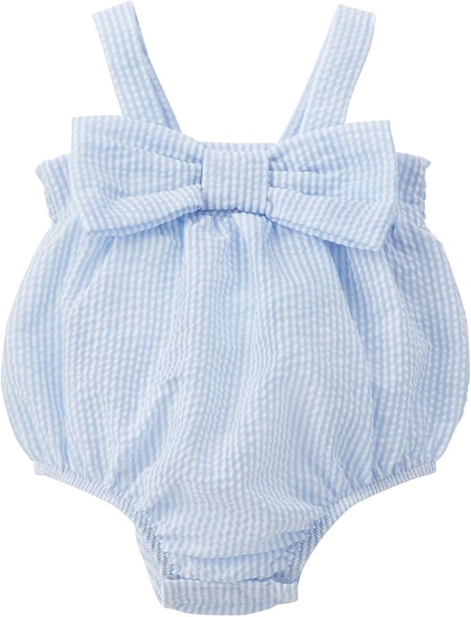 mud pie 泡泡纱蝴蝶结泳衣